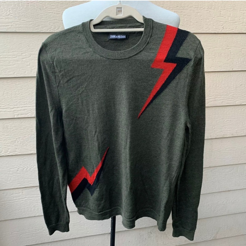 🔥SOLD🔥Zadig & Voltaire Kennedy Bis Sweater Wool - Picture 2 of 5